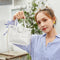 Transparent PVC Shoulder Handbag Jelly Chain Totes Composite Set (White)