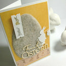 1PC Happy Easter Rabbit Metal Cutting Dies Stencils Photo Album Embossing Cards'