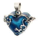 2Pcs Heart Keepsake Urn Pendant Cremation Charms for Ashes Human Pet Waterproof