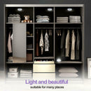 warm cold infrared light and dimmable control Round remote 6X cabinet LED