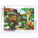 5D DIY Full Drill Diamond Painting Garden Cross Stitch Embroidery Mosaic