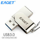 Eaget S30 Usb Flash Drive 64Gb Metal Pendrive High Speed Usb 3.0 Memory Sti