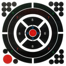 12 Inch Multi Color Reactive Splatter Rainbow Hunting Target Stickers Glow  E6F2