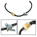 Motorcycle Scooter Fuel Gas Filter Petrol Pipe Hose Line On Off Valve Swi QDT