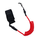 Paddle Safety Rod Elastic Leash Boats Raft Stretch Rope Red Plastic Unbranded