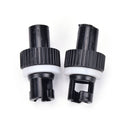 2X inflatable kayak boat air foot pump HR hose adapter H-R valve adapter LJ