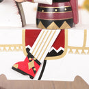 Soldier Nutcracker Rocking Horse Collectible Wooden Christmas Nutcracker,