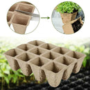 Home Peat Pots 12 Holes Biodegradable Flowers Garden Tool Seed Starter Tray Set