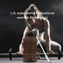 2.2L Large Capacity Fitness Camping Sport Water Bottle Free  Flip Cover Drin Ew