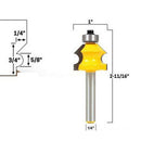 1/4'' Shank Bullnose Bead Router Bits Tenon Cutter Woodworking Power Tools
