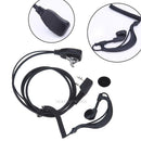 2 PIN Earpiece Headset PTT MIC for BAOFENG UV5R for KENWOOD hv2n