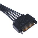 SATA 15Pin 1 to 5 SATA hard drive power line hard disk expansion line 3C