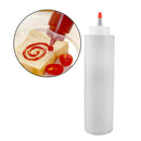 4Pc 4oz/120ml Plastic Squeeze Bottle Condiment Dispenser Ketchup Mustard Sauce