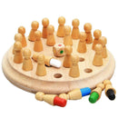 Wooden Memory Match Stick Chess Game Children Early Party Educational T2A7