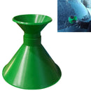 Car Snow Ice Scraper Scrape a Round Magic Brushes Cone-Shaped Windshield Be V2H9