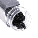 500Pcs 4mm silicone lined micro rings links beads for human hair extensions3CXP