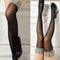 Women Sexy Leopard Print Stockings Lace Top Sheer Thighs High Quality Stocki Bj