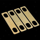 Set of 4 Acoustic Guitar Neck Shims, 0.2mm 0.5mm 1mm Thickness