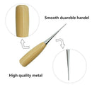 13 Pieces Leather craft Edge Skiving Beveler Multi-size Solid Wood Leather  M7L6