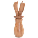 Chinese Style Tea Ceremony Six Gentleman Tea Set Tea Table Solid Wood Bambo