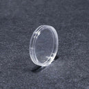 100pcs 27/30mm Coin Storage Box Clear Plastic Round Display Case Album Ca QFC