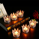 Round Transparent Glass Cigar Accessory Tool Cigar Ashtray Herb Cigar Tray VSE