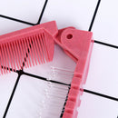 portable travel hair comb brush foldable massage hair comb anti-stati chair'comb