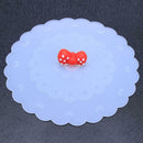 Silicone Cartoon Bowknot Cup Cover Anti-dust Heat Resistant Seal Bowl Lids