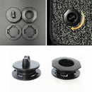 2X Black Premium Car Mat Carpet Clips Fixing Grips Clamps Floor Holders Sleeves