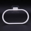 Wall-Mounted Bathroom Kitchen Towel Rack Holder Single Rod Sucker Rack