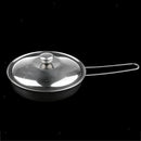 Kids Kitchen Cookware Set B - 10 Stainless Steel Cooking Tools for Role Play