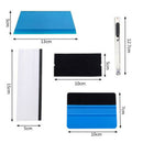10 In 1 Car Window Tint Wrapping Vinyl Tools Squeegee Scraper Applicator Kits