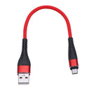 0.2M USB Cable Android Charger Data Cable, Micro-USB Fish Tail Braided Dura N1D4