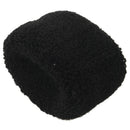 2 pieces 1.2 "Wide Black Elastic Ponytail Plait Bracelets Hair band hair ri