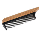 Hair Combs -Natural Fine Tooth Wooden Tail Comb - No Static Purple Heart Wo