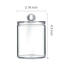 Dispenser Apothecary Jars Bathroom Holder Storage Canister Clear Plastic Ac