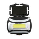 800 Lumens 3W COB Headlight LED 3 Modes Headlamp Emergerncy Torch (Black)