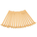 100 Pcs 80mm Pack Professional Frictionless Golf Tee Wheat Golf Tees Plastic FT