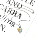 Lady Chain Heart Sunflower Pendant Keepsake Memorial Urn Choker Necklace Jewel_