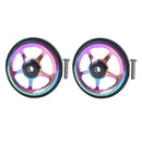 2x Deluxe Folding Bike Easy Wheel Easy Wheel Repair For Brompton Components