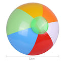 1Pc Inflatable Rainbow Beach Ball Kids Pool Play Party Water Game Summer
