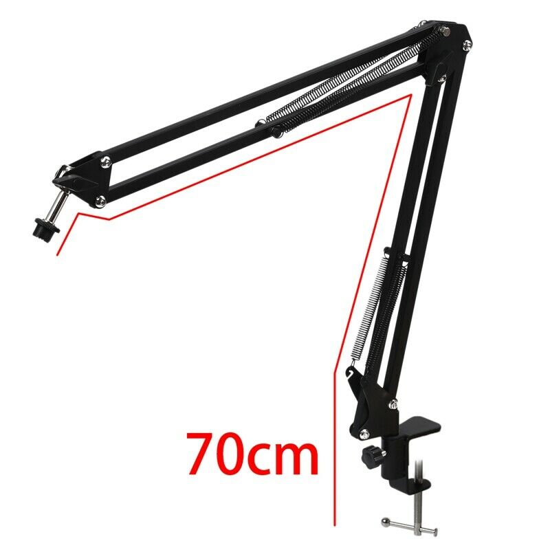 Pro Desktop Microphone Suspension Scissor Arm Microphone Stand Table Mounti