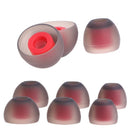 6Pcs Silicone Eartips Earbud For Moving Iron In-Ear Headphone Earphone 3 Pairs