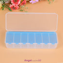 Large 7 Compartment  Weekly Pill Holder Convenient Jewelry Organiser Storage Box