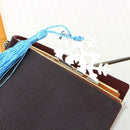 Metal Book Marker Snowflake Bookmarks Wedding Supplies Pendant Gifts Tassel