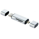 5-In-1 Mobile Phone Adapter Type C / Usb / Micro-Usb Sd Tf Memory Card ReadeR3U6