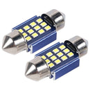 2x Festoon Car LED Bulbs SMD 2016 Interior Map Reading Lamp Bulbs (31mm) A