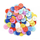 Generic DIY random color Set of 100 sewing buttons Craft for kids DIY toys, K5U6