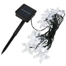 Solar Light Wreath, 5 meters solar LED light string 20 butterfly decorative