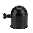 Universal 50mm Trailer Hitch Tow Ball Cover with Screw Knob (Gloss Black) A